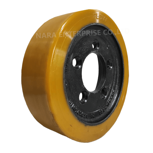 BT Drive wheel 7577494 250 mm สำหรับรถยกไฟฟ้า จำหน่ายล้ออะไหล่ ล้อโฟล์คลิฟท์ Forklift